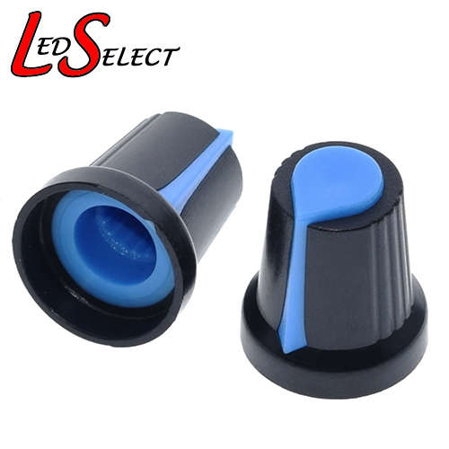 Dimmer Rotary Knob 6mm Shaft Blue WH148 **LOCAL STOCK**