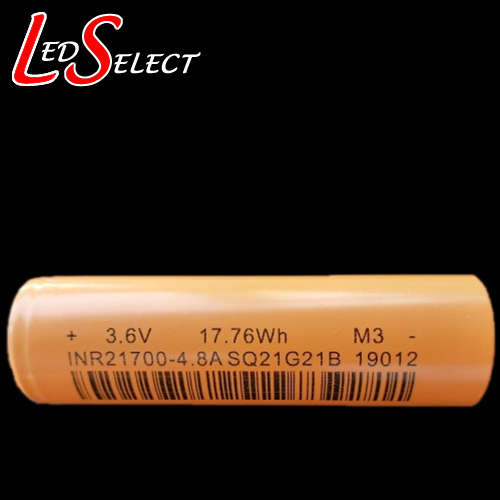 Battery 21700 3.7V 4.2V Lithium Ion 4800mah (Similar to 18650 Battery) **LOCAL STOCK**