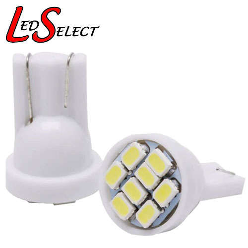 Car Vehicle Led Cob Light T10 White 8led **LOCAL STOCK**