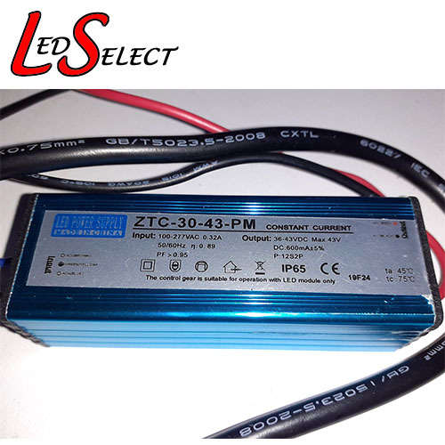 LED Driver 3W leds for (7-12Led) 600mA (20-43V) Waterproof **LOCAL STOCK**