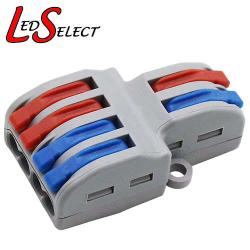 Wire Connector Wago Lever Splitter 2Pin to 4Pin with Mount Holes **LOCAL STOCK**