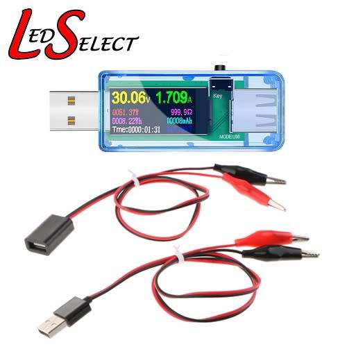 Meter USB 13in1 5V Multicolour Led + Alligator Cable Leads **LOCAL STOCK**