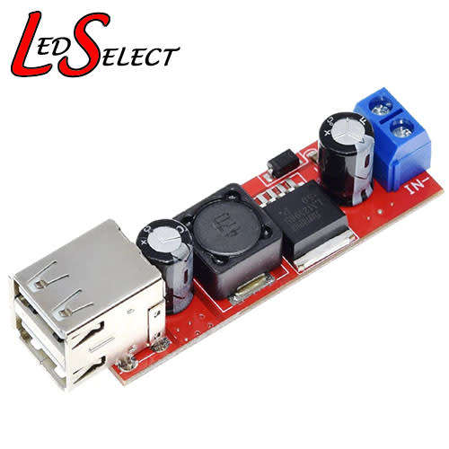 Cell Phone Battery Charger USB 6-40V to 5V 3A **LOCAL STOCK**