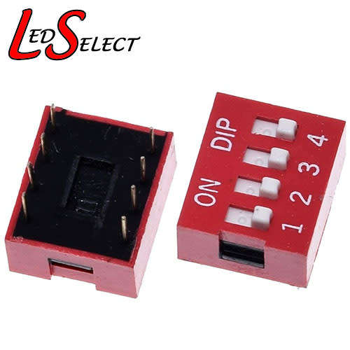 Switch DIP Slide PCB 4Way **LOCAL STOCK**