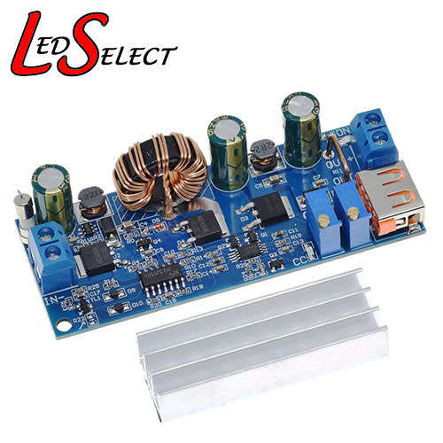 Step Up Voltage Current 4A 80W 2-24V to 3-30V with Heatsink **LOCAL STOCK**