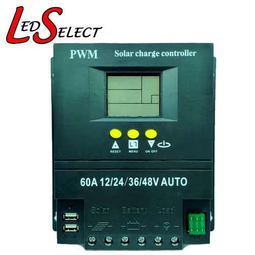 Solar Charge Controller Regulator 12V 24V 36V 48V Automatic 100A with Display USB **LOCAL STOCK**