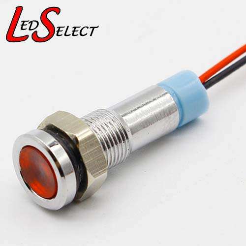 Light Led Signal Metal 6mm 220V Red Waterproof **LOCAL STOCK**