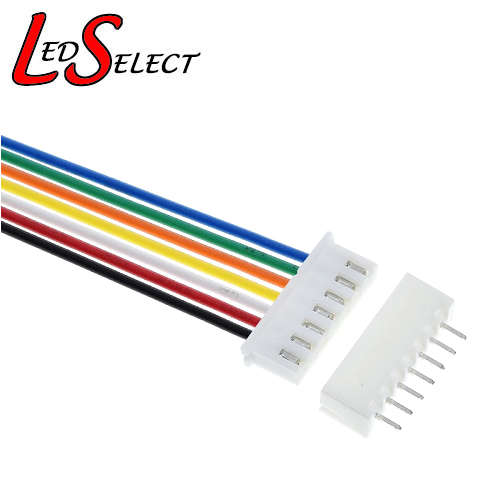 Connector JST XH 7pin 2.54mm Male + Female Set 150mm Wire **LOCAL STOCK**