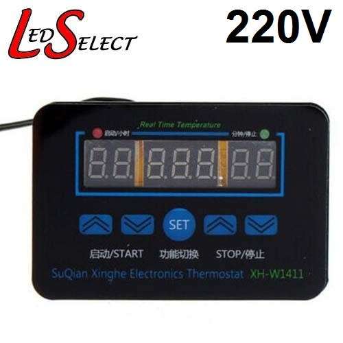 Temperature Controller 220V AC Large W1411 + Cover **LOCAL STOCK**