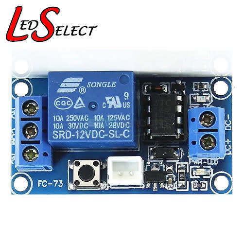 Controller Relay 12V 1 Channel on Board with Trigger **LOCAL STOCK**
