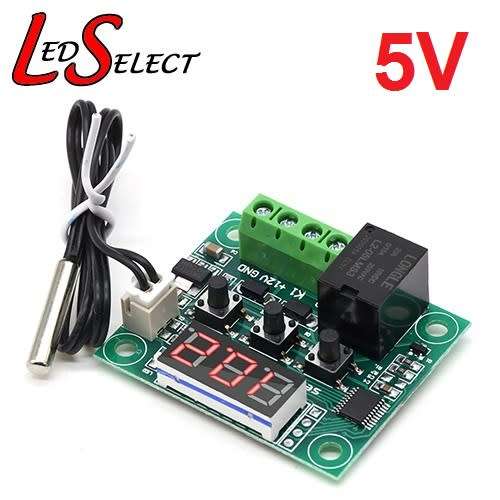 Controller Temperature Thermostat Thermometer W1209 DC 5V 500mm Probe **LOCAL STOCK**