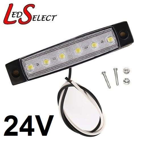 Led Side Marker for Truck Car 24V White **LOCAL STOCK**
