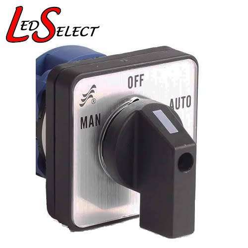 Switch Rotary Cam Changeover Man-Off-Auto 220V AC 20A **LOCAL STOCK**