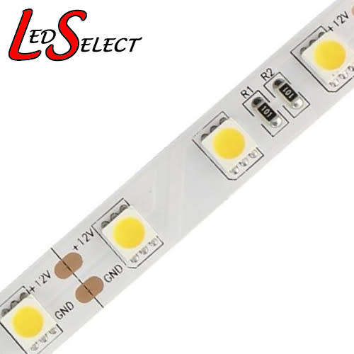 Led Strip 12V Cool White 5050 Non-Waterproof 60 Led p/mtr **LOCAL STOCK**