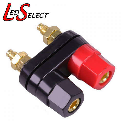 Connector Banana Female Black + Red Binding Post Amplifier Terminal **LOCAL STOCK**