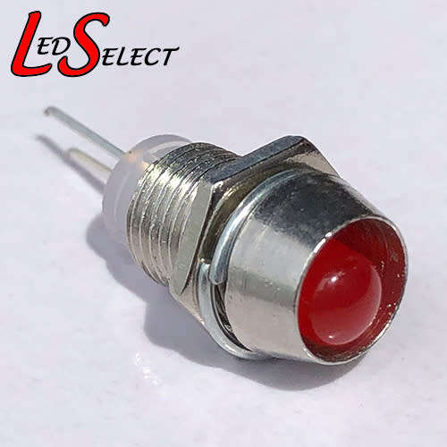 5mm Led Red + Metal Holder **LOCAL STOCK**