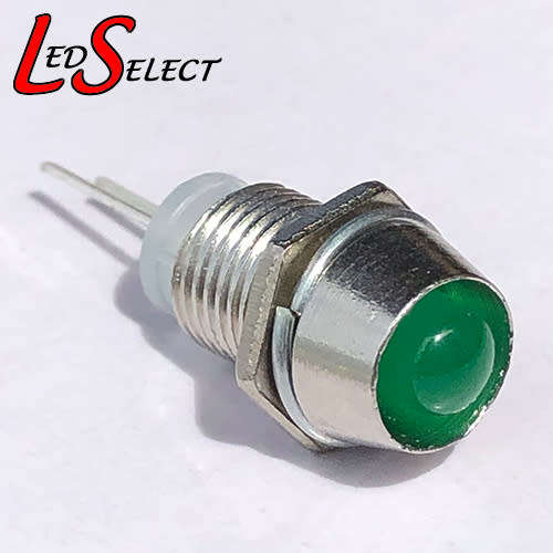 5mm Led Green + Metal Holder **LOCAL STOCK**