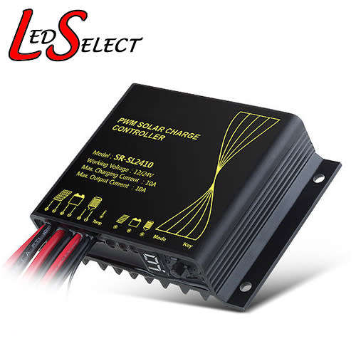 Solar Charge Controller Regulator 12V/24V 10A Waterproof **LOCAL STOCK**