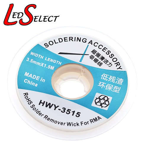 Desolder Wick Braided 3.5mm 1.5M **LOCAL STOCK**