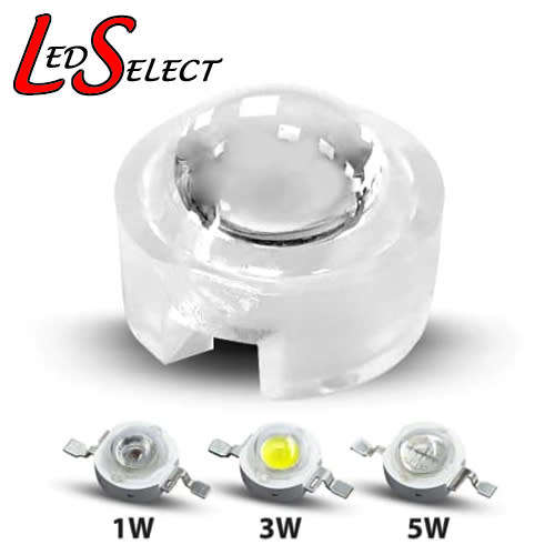 Led Lens Mini 60Deg for 1W, 3W or 5W **LOCAL STOCK**