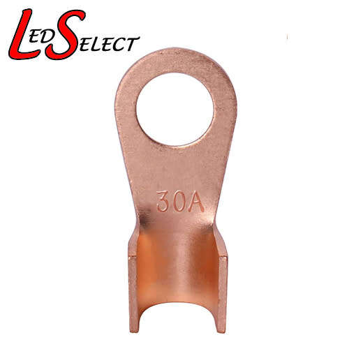 Battery Terminal Lug 6mm Copper 30A (1pc) **LOCAL STOCK**