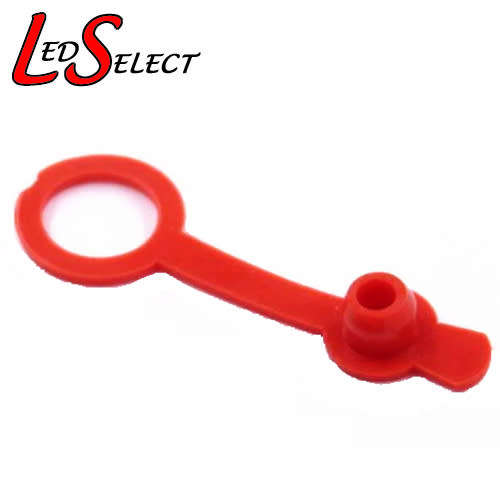 DC Power Plug 5.5mm x 2.1mm Rubber Cap for Fe Panel Mount 12mm Diameter **LOCAL STOCK**