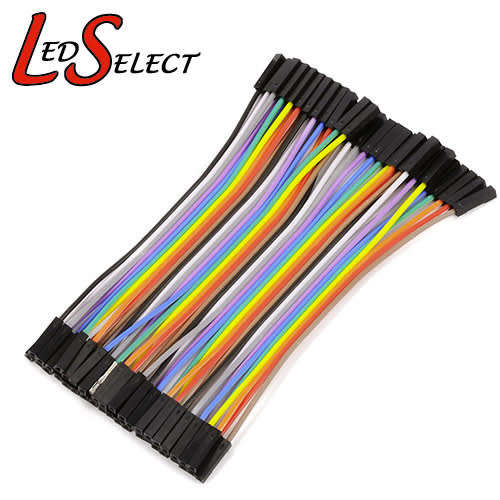 Wire Jumper Dupont Female - Female 100mm 1pc **LOCAL STOCK**