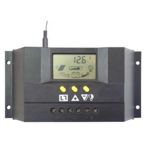 30A 12/24V Solar Charge Controller with Digital Display