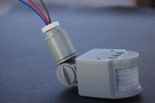 Flood light 220V PIR Switch Infrared Motion Sensor (Grey)