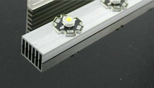 3W LED heatsink 150x20x6mm aluminum Good Heat Dissipation for DIY