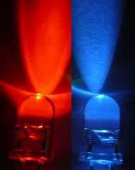 5mm Led Red & Blue Flashing Alarm light (Flashes Red then Blue by itself)