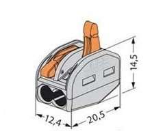 Connector Wire 2 Lever for 0.08mm to 4mm wire **IN STOCK**