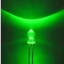 5mm Led Green Flashing Alarm light (Flashes on-off by itself)