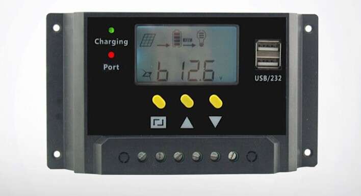 Solar Charge Controller 12/24V 30A Display/ USB