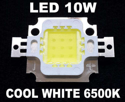 10W Led Cool White 6500K (26-30V/ 300-350mA)