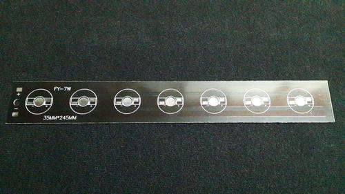 Aluminium Circuit Board for 7 Leds (1W, 3W or 5W leds) Aquarium Light **IN STOCK**