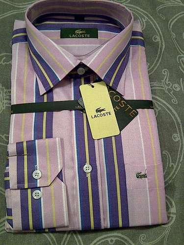 Men's LacosteFormal Shirt L/Sleeve XLarge