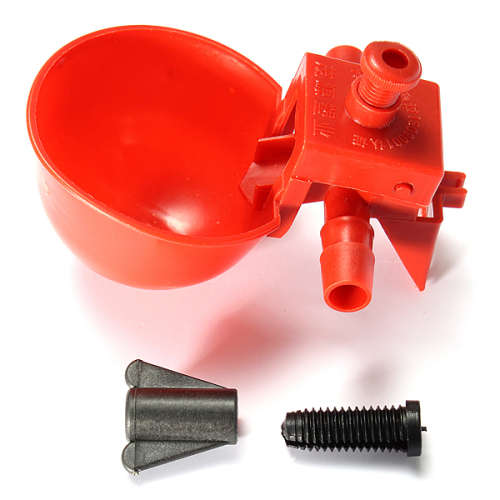 LOCAL STOCK - 10Pcs Automatic Feed Poultry Water Drinking Cup for Chicken/Quail