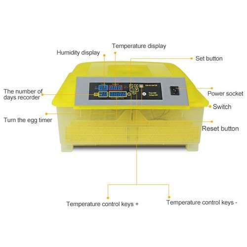 LOCAL STOCK - 48 Egg Fully Automatic Incubator