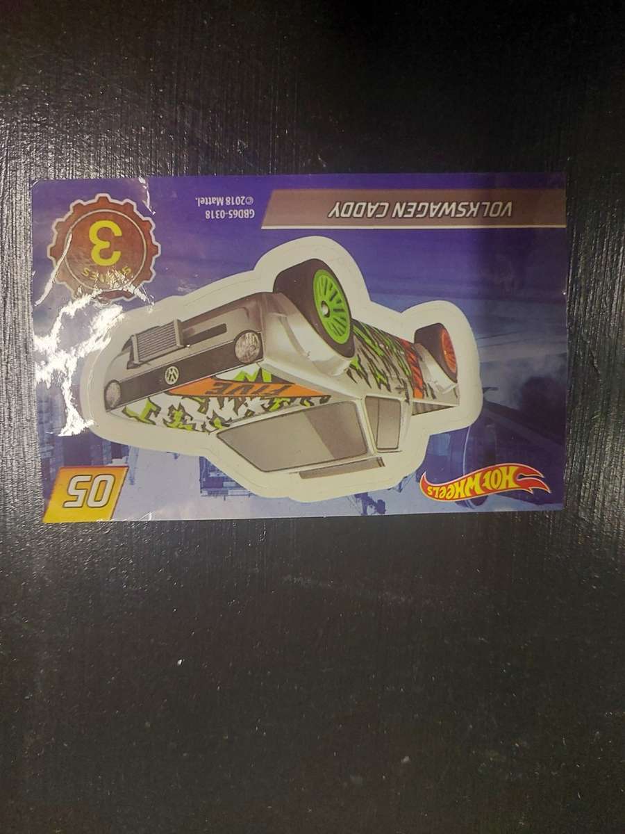 HOT WHEELS VOLKSWAGEN CADDY STICKER