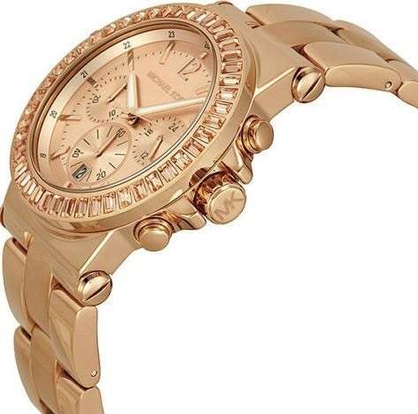 Ladies Michael Kors Dylan Rose-Gold Tone Watch