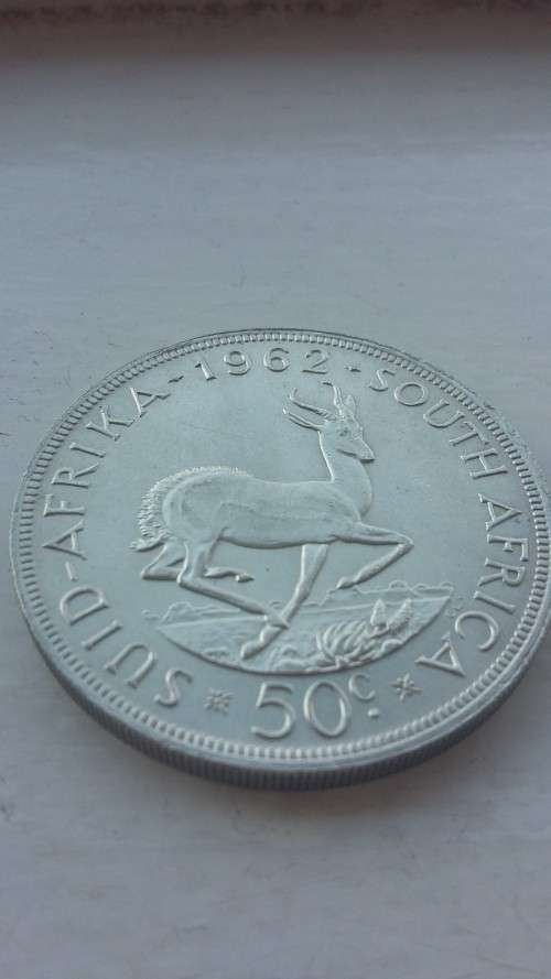 COMPLETE SET OF 1962 FIRST DECIMAL RSA COINS IN SA MINT BOX! 50 CENT TO HALF CENT!!!