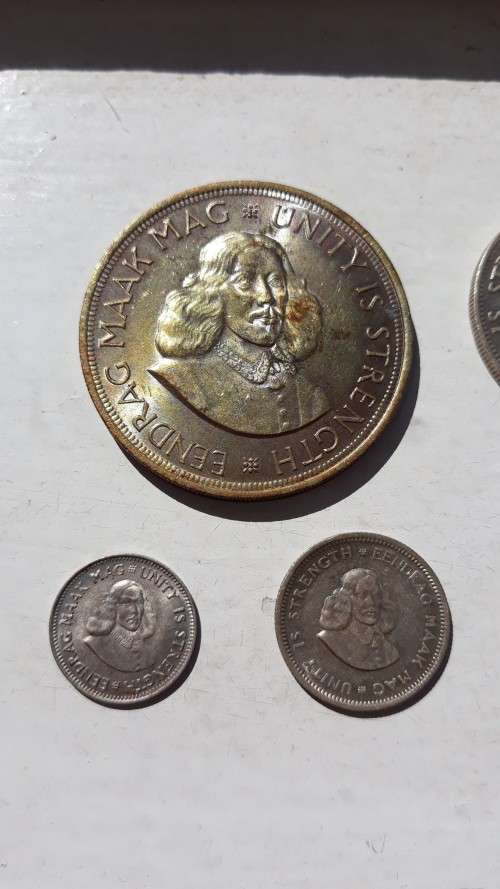 Complete set of 1963 RSA First Decimal coins! From 50c to half cent! R1 Start!