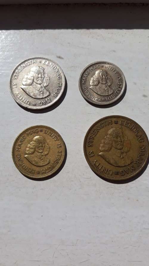 Complete set of 1963 RSA First Decimal coins! From 50c to half cent! R1 Start!