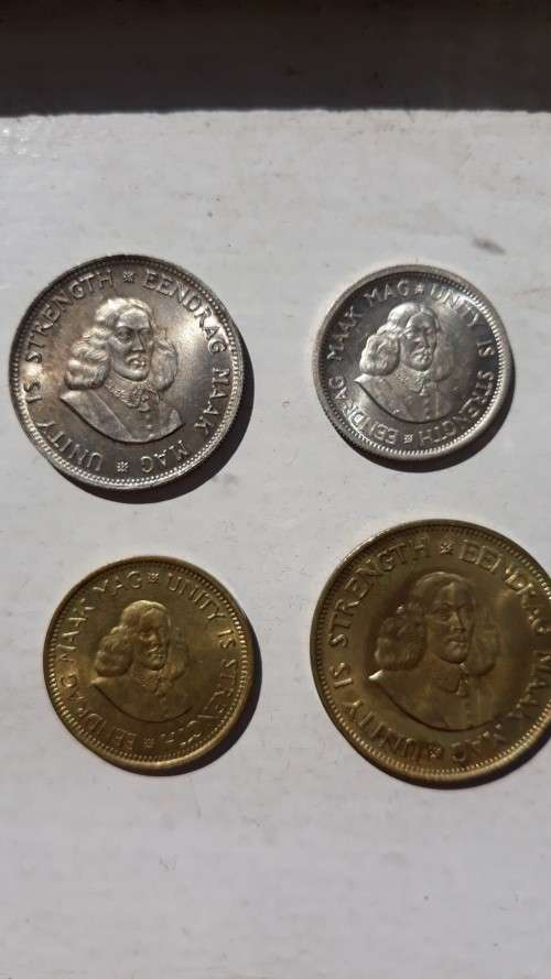 Complete set of 1964 RSA First Decimal coins! From 50c to half cent! R1 Start!