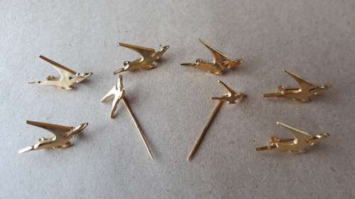 Collection of Eight SAL/ SAA Badges! Very Good Condition! Sold as lot! R1 Start!
