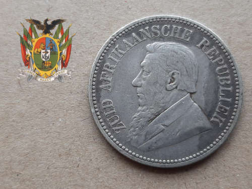Paul Kruger ZAR: Set of Six 1892 coins! Half Crown to Penny! Year of first Issue!