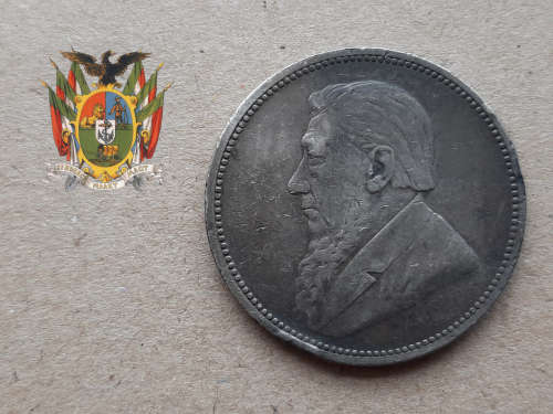 Paul Kruger ZAR: Set of Six 1892 coins! Half Crown to Penny! Year of first Issue!