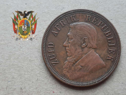 Paul Kruger ZAR: Set of Six 1892 coins! Half Crown to Penny! Year of first Issue!