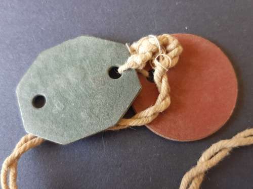 RARE!!! FULL SIZE RHODESIAN MEDAL WITH TWO WW2 DOG TAGS ALL AWARDED TO S/R J.D. MILNE!